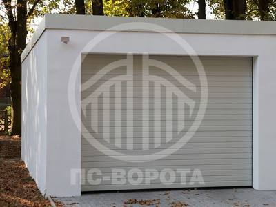 Ворота с рулонным механизмом открывания для гаража