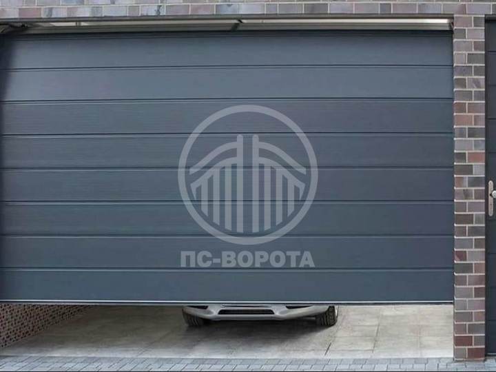 подъемно секционные ворота из сэндвич панелей M-гофр