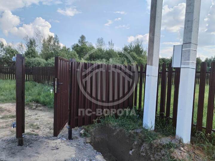 калитка для ворот из евроштакетника